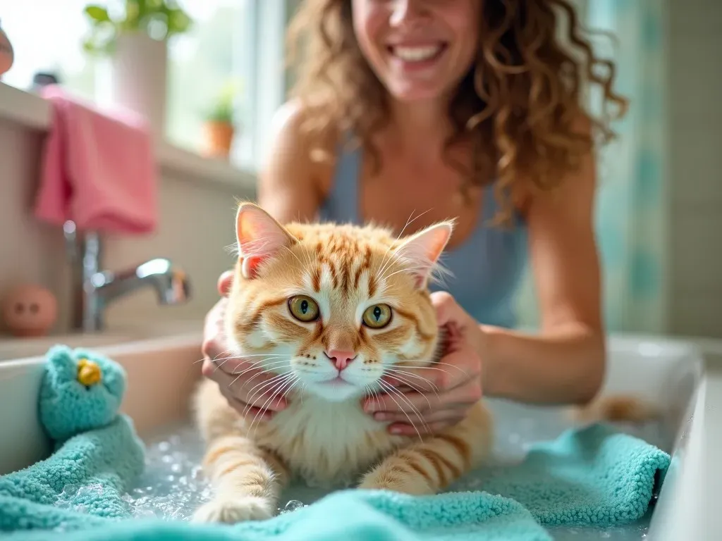 bañar a un gato