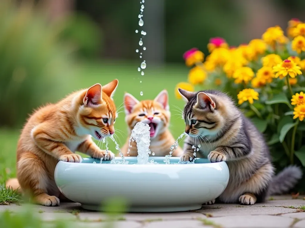 fuente agua gatos