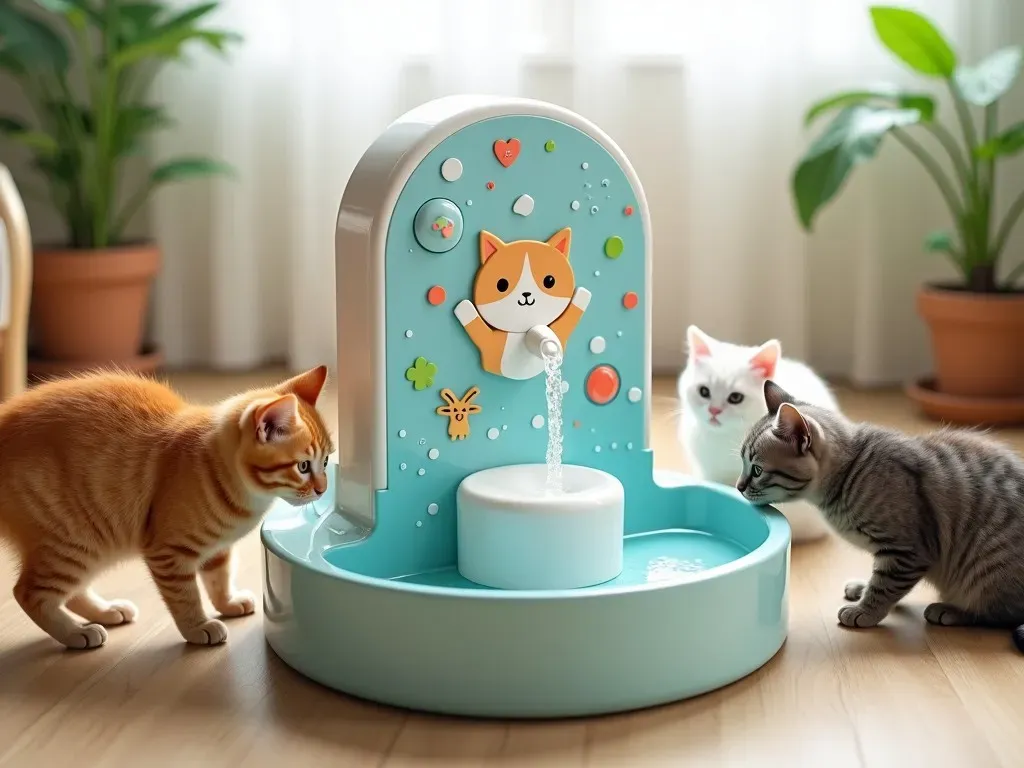 fuente de agua para gatos