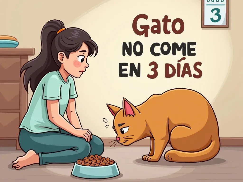 gato no come en 3 días