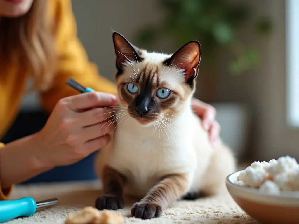 gato siamés cuidados