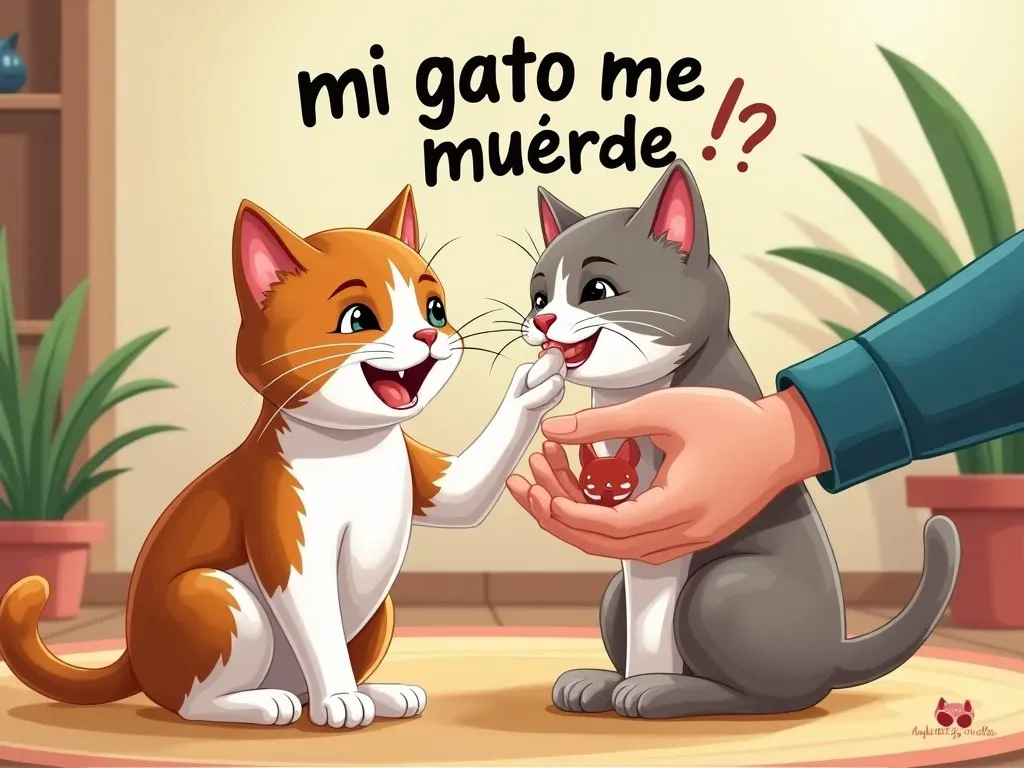 mi gato me muerde