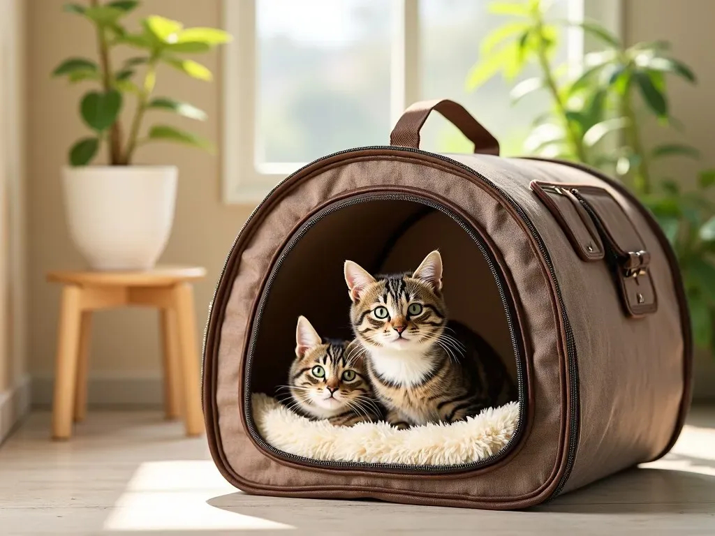 transportin para 2 gatos